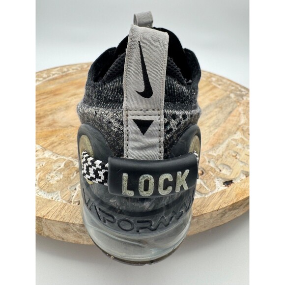 Nike Air Vapormax 2020 Flyknit OREO GS Black/gray Fog CJ4069-004 5.5Y Women’s 7 - Picture 5 of 8